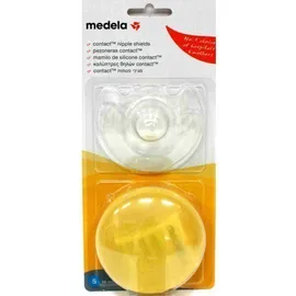 Medela Contact Nipple Shields – Ψευδοθηλές Σιλικόνης με θήκη : Για την προστασία της θηλής κατά τη διάρκεια του θηλασμού και τη διευκόλυνση της προσκόλλ