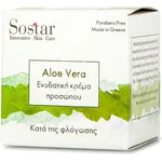 Sostar Focus Aloe Vera Καταπραϋντική Κρέμα Προσώπου Με Αλόη Κατά Της Φλόγωσης - Ερεθισμών 50ml