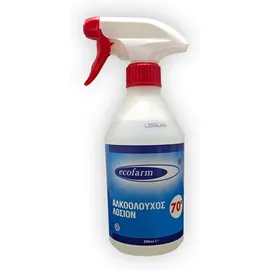 Ecofarm Αλκοολούχος Λοσιόν 70˚ Σε Μορφή Spray 500ml