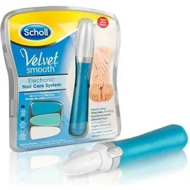 Scholl Velvet Smooth Ηλεκτρικό Σύστημα Περιποίησης Νυχιών με 3 Κεφαλές για Περιποιημένα Άκρα, 1 τεμάχιο