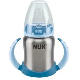 Nuk First Choice Ανοξείδωτο Μπιμπερό Εκπαίδευσης 6-18m+ 125ml [10255247] [Ροζ]