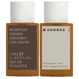 Korres - Άρωμα για Άνδρες με Mountain Pepper / Bergamot / Coriander, 50ml