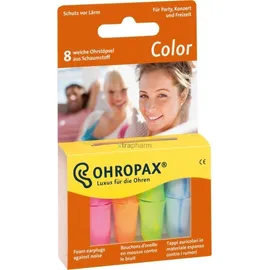 Ohropax Ωτοασπίδες Color SNR:35db 8 τεμάχια