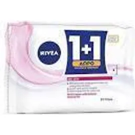 NIVEA Μαντηλάκια Καθαρισμού Nivea Cleansing 25τεμ 1+1 Δώρο
