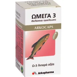 Arkopharma Arkocaps Συμπλήρωμα Διατροφής Omega 3 60 Κάψουλες