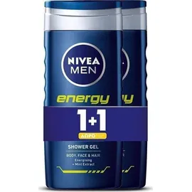 Nivea - Shower Gel Energy 500ml x2