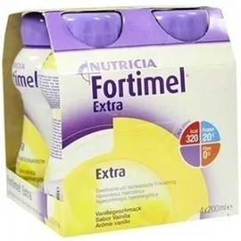 Nutricia Fortimel Extra Με Γεύση Βανίλια 4x200ml