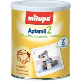 Milupa Aptamil 2, Γάλα δεύτερης βρεφικής ηλικίας σε σκόνη, για μωρά από 6 έως 10 μηνών, 800gr