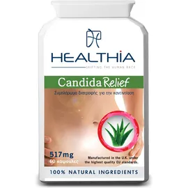 Healthia, Candida Relief 517mg 60 tabs