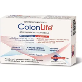 Bionat Colon Life  Συνδρόμου Ευερέθιστου Εντέρου 10 Δισκία + 10 Κάψουλες