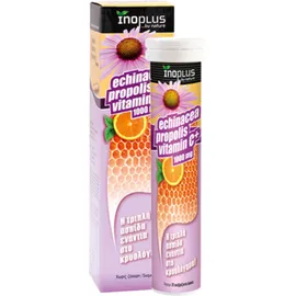 Inoplus Vitamin C 1000mg, Echinacea, Propolis, 24eff.Tabs