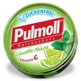 PULMOLL Καραμέλες για τον βήχα με Lime, Μέντα & Βιταμίνη C, 45gr