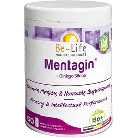 Naturalia Be-Life Mentagin And Ginkgo Biloba για τη Λειτουργία του Νευρικού Συστήματος, 60Tabs