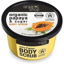 Natura Siberica Organic Shop Juicy Papaya & Sugar Scrub Απολεπιστικό Σώματος 250ml