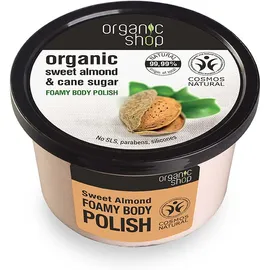 Natura Siberica Organic Shop Sweet Almond & Cane Sugar Scrub Απολεπιστικό Σώματος 250ml