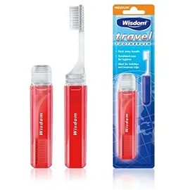 Wisdom - Travel Toothbrush Medium Οδοντόβουρτσα Ταξιδίου, 1τμχ