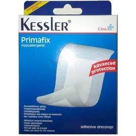 Kessler Primafix Αυτοκόλλητη Αδιάβροχη Γάζα 10x20cm 4 Τεμάχια [10x20cm]