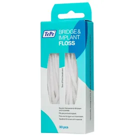 Tepe Bridge And Implant Floss Νήμα Καθαρισμού Γεφυρών & Εμφυτευμάτων, 30 Τεμάχια