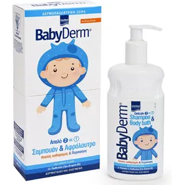 Intermed Babyderm Απαλό 2 σε 1 Σαμπουάν & Αφρόλουτρο 300ml