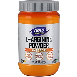Now Foods L - Arginine Powder Συμπλήρωμα Διατροφής Με Αργινίνη για Την Παραγωγή Ενέργειας 454gr