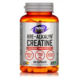 Now Foods Kre - Alkalyn® Creatine Συμπλήρωμα Καθαρής Κρεατίνης 120 Κάψουλες
