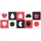 Εικόνα 1 Για BabyOno Αφρώδες Παζλ Δαπέδου 10 Τεμάχια Σχήματα - Κόκκινο [BN395/01]