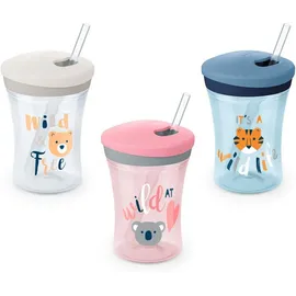 Nuk Evolution Action Cup Εκπαιδευτικό Κύπελλο Με Καλαμάκι 12+m [10751137] 230ml [Για Αγοράκι]