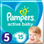 Pampers Active Baby Μέγεθος 5 (11-16kg) 15 Πάνες