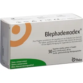 Thea Laboratoires Blephademodex Eye Wipes Υγρά Μαντηλάκια 30 Τεμάχια