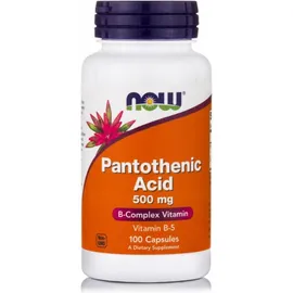Now Foods Pantothenic Acid 500mg Συμπλήρωμα Για Δέρμα - Μαλλιά - Μάτια 100 Κάψουλες