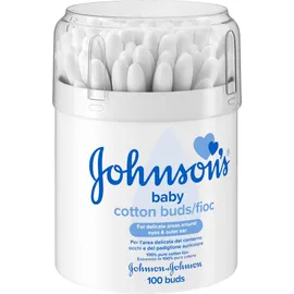 Johnsons Baby Cotton Buds Μπατονέτες Βαμβακιού 100 Τεμάχια