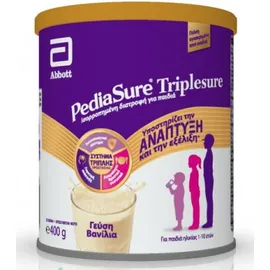 Abbott Pediasure Triplesure Συμπλήρωμα Διατροφής Για Παιδιά 1-10 ετών σε μορφή Σκόνης με Γεύση Βανίλια 400gr