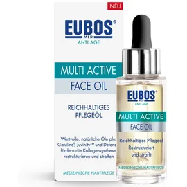 Eubos Anti Age Multi Active Face Oil Πλούσιο Έλαιο Περιποίησης Προσώπου 30ml