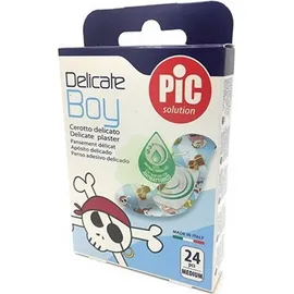Pic Delicate Kids Boy Medium 19 X 72mm Παιδικό Τσιρότο για Αγόρια 24 Τεμάχια