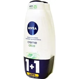 Nivea Shower Cream Αφρόλουτρο Με Aloe Vera 750ml 1+1 ΔΩΡΟ