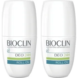 Bioclin Deo 24h Roll On Με Αλκοόλη 2x50ml 1+1 ΔΩΡΟ