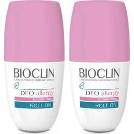 Bioclin Deo Allergy Alcohol Free Roll On Με Ξυλιτόλη 2x50ml 1+1 ΔΩΡΟ