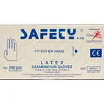 Safety Latex  Εξεταστικά Γάντια [Size :S] Με Πούδρα 100 Τεμάχια