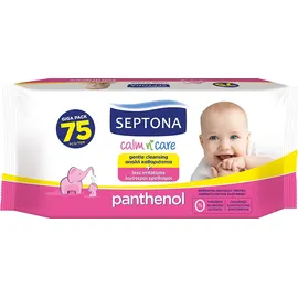 Septona Μωρομάντηλα Panthenol 75 Τεμάχια