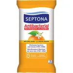 Septona Refresh Αντιβακτηριδιακά Μαντηλάκια Για Τα Χέρια Ανθός Πορτοκαλιού 15 Τεμάχια