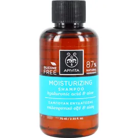 Apivita Moisturizing With Hyaluronic Acid - Aloe Ενυδατικό Shampoo Με Υαλουρονικό Οξύ 75ml Travel Size