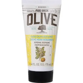 Korres Pure Green Olive Hand Ενυδατική Cream Χεριών Bergamot 75ml