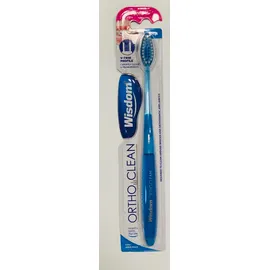 Wisdom Ortho Clean Toothbrush Soft Οδοντόβουρτσα Μαλακή Χρώμα:Μπλέ 1 Τεμάχιο