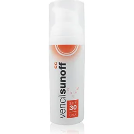 Vencil Sunoff CC Cream SPF30 Αντηλιακή Κρέμα Κατά των Χρωματικών Ατελειών 50ml