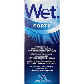 Wet Forte Eye Drops Ενυδατικό Οφθαλμικό Διάλυμα Με Υαλουρονικό Νάτριο 10ml