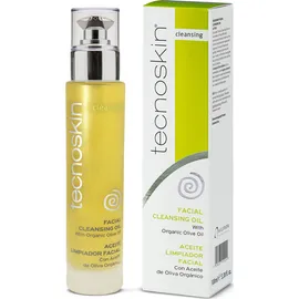 Tecnoskin Facial Cleansing Oil With Organic Olive Λάδι Καθαρισμού Μακιγιάζ 100ml