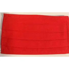 Υφασμάτινη Μάσκα Εφήβων Βαμβακερή Με Έλασμα Στην Μύτη Χρώμα : Κόκκινο 1 Τέμαχιο