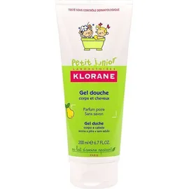 Klorane Petit junior gel douche για σώμα & μαλλιά με άρωμα αχλάδι 200ml