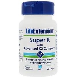Life Extension SUPER K with Advanced K2 Complex 90 softgels