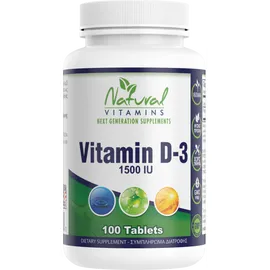 Natural Vitamins ΒΙΤΑΜΙΝΗ D-3 1500 IU 100tabs